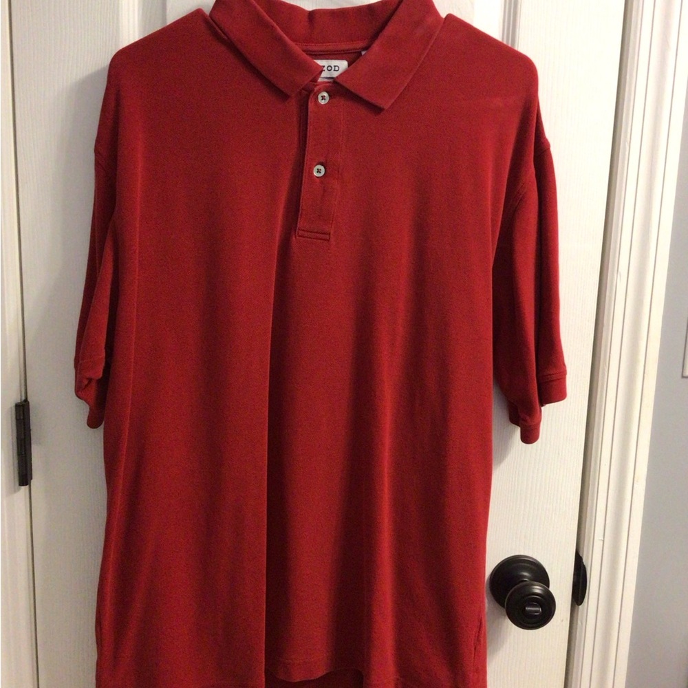 Izod Men's Red Polo Shirt